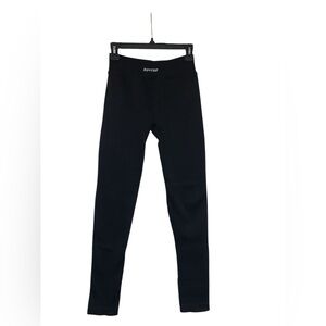 Bo+Tee FlexiRib High-Waist Leggings in Black Size M